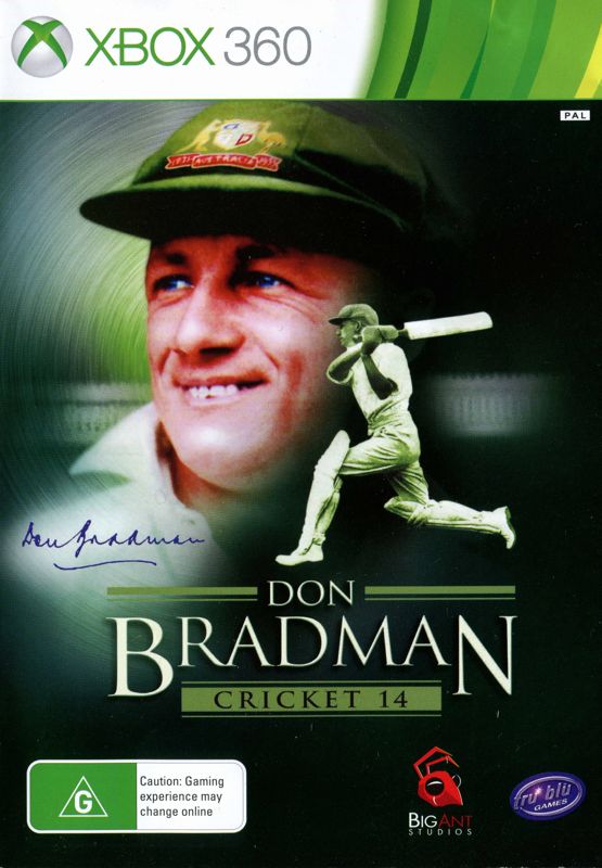 Don Bradman Cricket 14 box art for Xbox 360